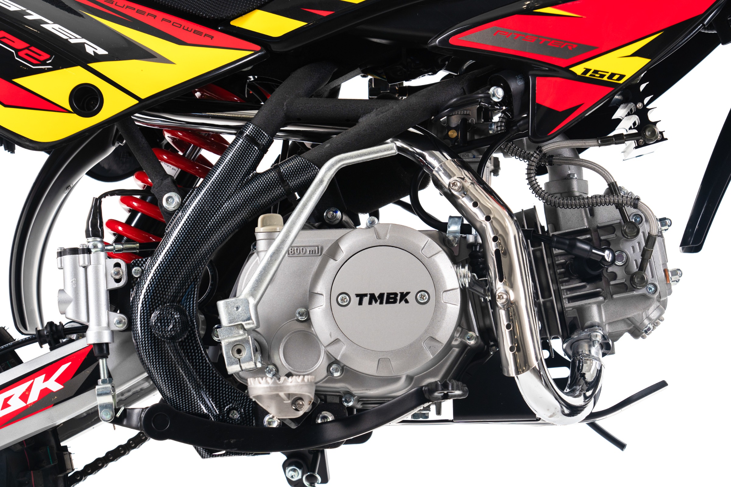 Питбайк TMBK PITSTER SP2 150 красно-желтый